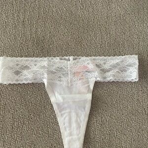 Victoria’s Secret lace trim thong